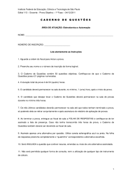 Prova - IFSP