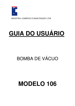 GUIA DO USUÁRIO MODELO 106