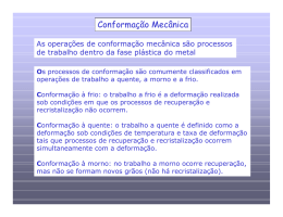 Introdução à conformação