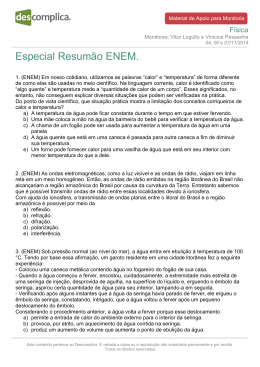 Especial Resum&atilde;o ENEM.