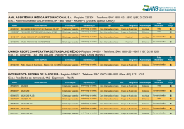 Tabela de planos ofertados para a portabilidade