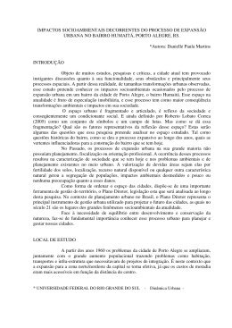 IMPACTOS SOCIOAMBIENTAIS DECORRENTES DO PROCESSO