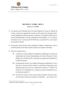 Decisão nº 12/2009 da SRATC