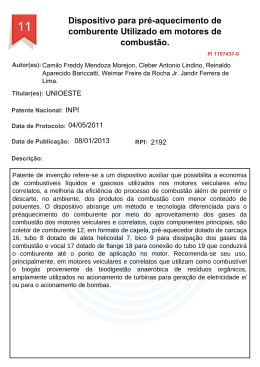 Dispositivo-para-pré-aquecimento-de- comburente-Utilizado
