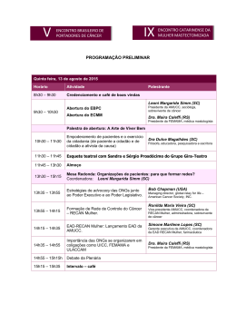 programa&ccedil;&acirc;o preliminar encontro brasileiro de