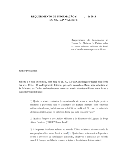 REQUERIMENTO DE INFORMAÇÃO nº , de 2014 (DO SR. IVAN