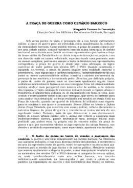 A PRA&Ccedil;A DE GUERRA COMO CEN&Aacute;RIO BARROCO
