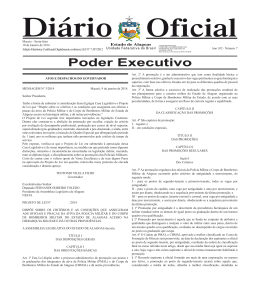 Poder Executivo - Di&aacute;rio Oficial