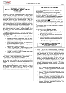 Simulado TECPUC - Caderno 05