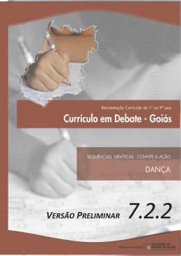 Caderno 7.2.2 - Dança - Secretaria da Educação do Estado de Goiás