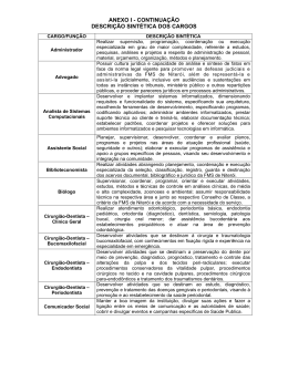 ANEXO I - CONTINUA&Ccedil;&Atilde;O DESCRI&Ccedil;&Atilde;O