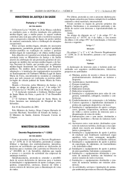 Decreto Regulamentar n.º 1/2002, de 3 de Janeiro