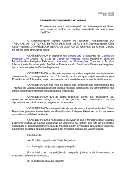 CORREGEDORIA-GERAL DE - Tribunal de Justiça de Minas Gerais