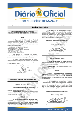 DOM 07.03.2013 - Di&aacute;rio Oficial do Munic&iacute;pio