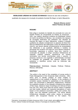 Estudo de caso das condi&ccedil;&otilde;es e qualidade dos espa&ccedil;os de