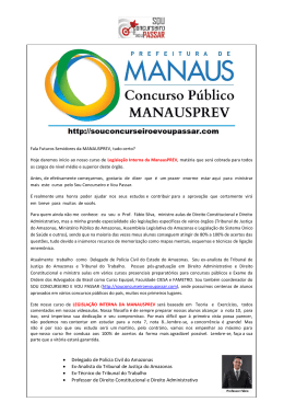HTTP://SOUCONCURSEIROEVOUPASSAR.COM • Delegado de