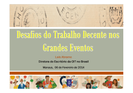 Manaus - Organização Internacional do Trabalho