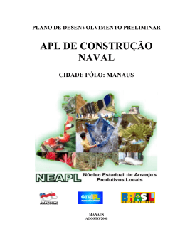 apl de construção naval - Ministério do Desenvolvimento, Indústria e