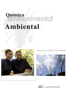 Qu&iacute;mica Ambiental - OER@AVU