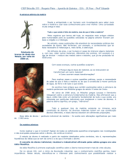 Apostila de Qu&iacute;mica - P&aacute;gina pessoal de Eduardo Porto