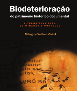Livro Biodeteriora&ccedil;&atilde;o do patrim&ocirc;nio hist&oacute;rico documental em