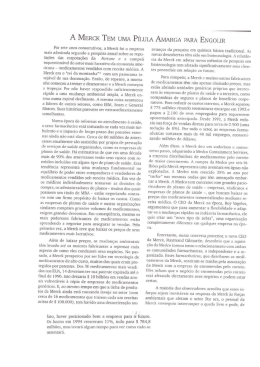Aula 4 Estudo de Caso – Caso Merck
