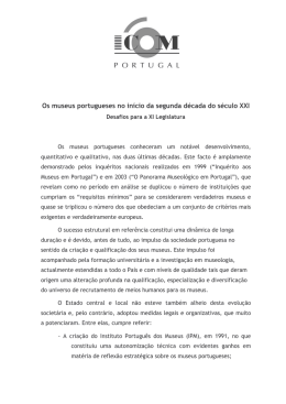 (Os museus portugueses no in&iacute;cio da segunda - ICOM