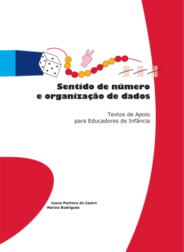 Sentido de n&uacute;mero e organiza&ccedil;&atilde;o de dados