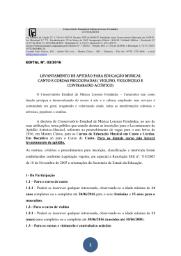 LEVANTAMENTO DE APTID&Atilde;O PARA EDUCA&Ccedil;&Atilde;O MUSICAL