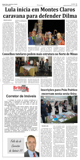Jornal Gazeta Norte Mineira | Montes Claros