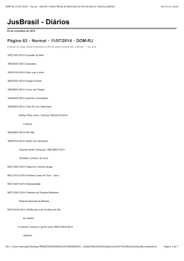 Di&aacute;rio Oficial - Quero Incentivar