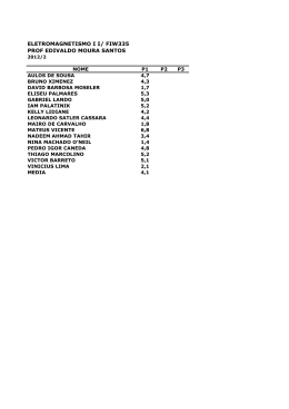 eletromagnetismo ii/ fiw335 prof edivaldo moura santos