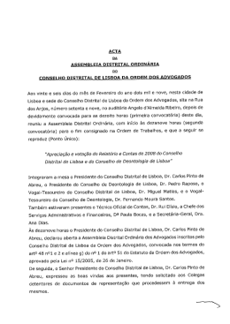 ACTA - Ordem dos Advogados