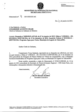 Scanned Document - Ministério da Integração Nacional