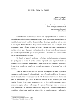 Em cada casa, um causo - PUCRS