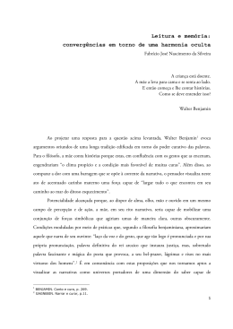 Leitura e mem&oacute;ria - Universidade Federal de Minas Gerais