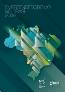 GEM Empreendedorismo no Brasil 2009