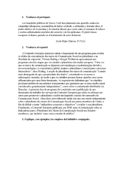 1. Traduzca al portugués Los hospitales públicos