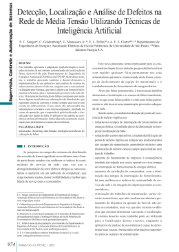 Detec&ccedil;&atilde;o, Localiza&ccedil;&atilde;o e An&aacute;lise de Defeitos na Rede de