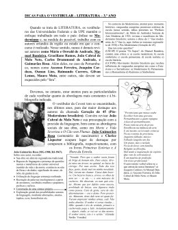 Dicas Literatura Brasileira