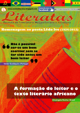 A forma&ccedil;&atilde;o do leitor e o texto liter&aacute;rio africano