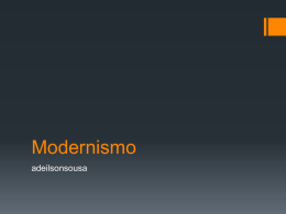 Modernismo resumo 1 2 3