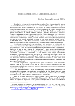 regionalismo e sistema literário brasileiro - abralic 2007