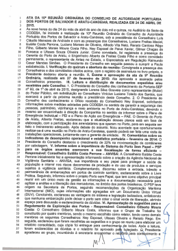 ata da 10&ordf; reuni&atilde;o ordin&aacute;ria do cap