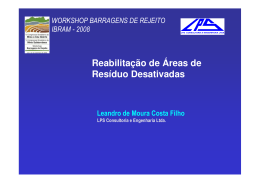 Estabilidade Qu&iacute;mica de Res&iacute;duos Agressivos