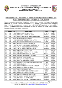 Proxy da Pol&iacute;cia Militar do Par&aacute;!