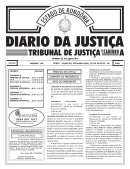28 - Tribunal de Justi&ccedil;a de Rond&ocirc;nia