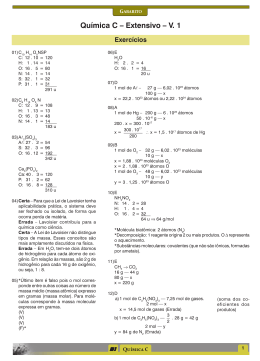 Qu&iacute;mica C &ndash; Extensivo &ndash; V. 1