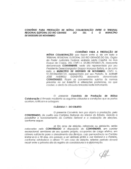 Dezesseis de Novembro - 052ZE - Tribunal Regional Eleitoral do