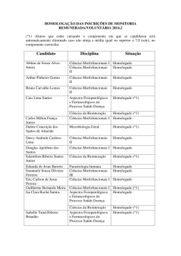visualizar homologa&ccedil;&atilde;o